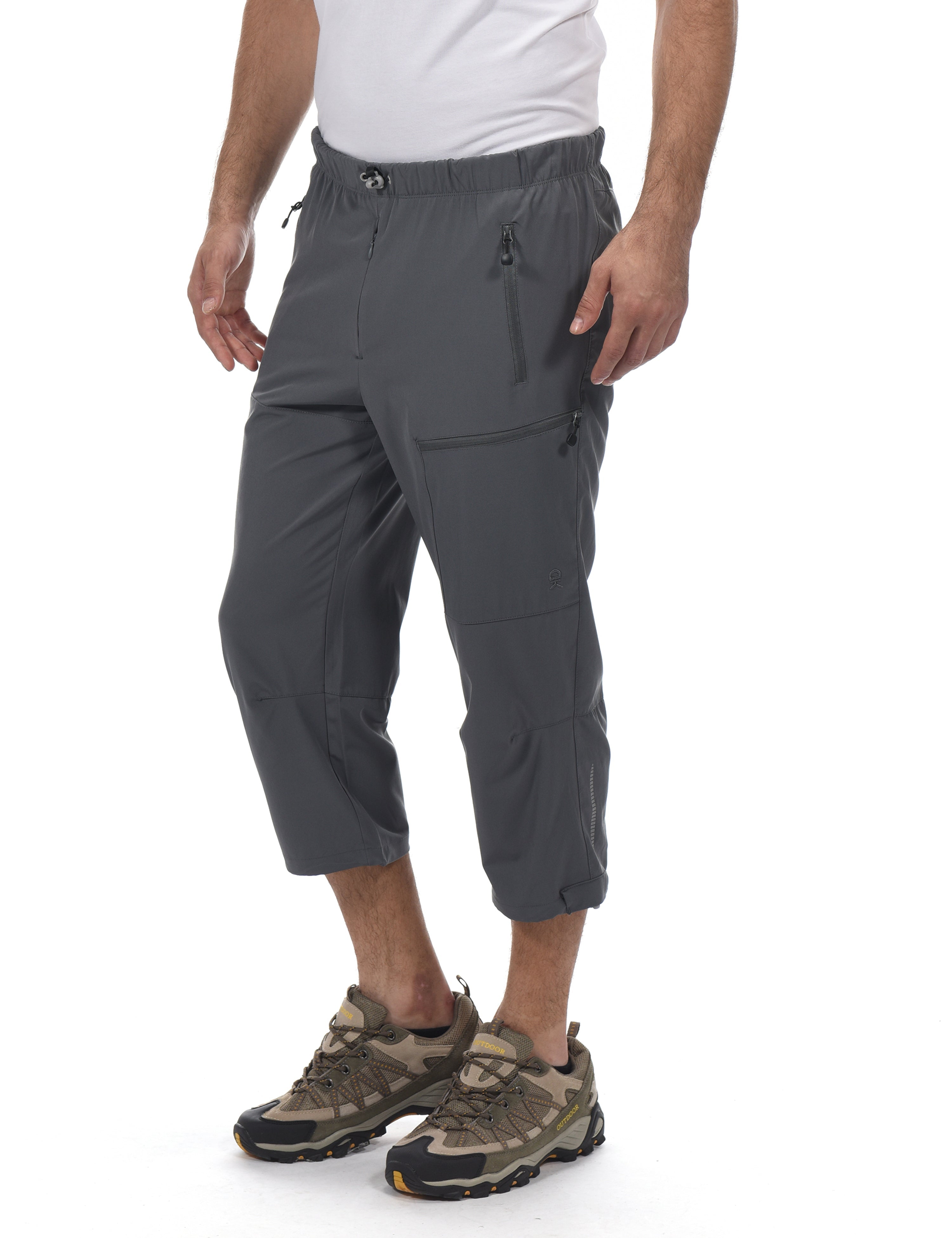 Men’s Quick Dry 3/4 Capri Lightweight Hiking Pants – Little Donkey