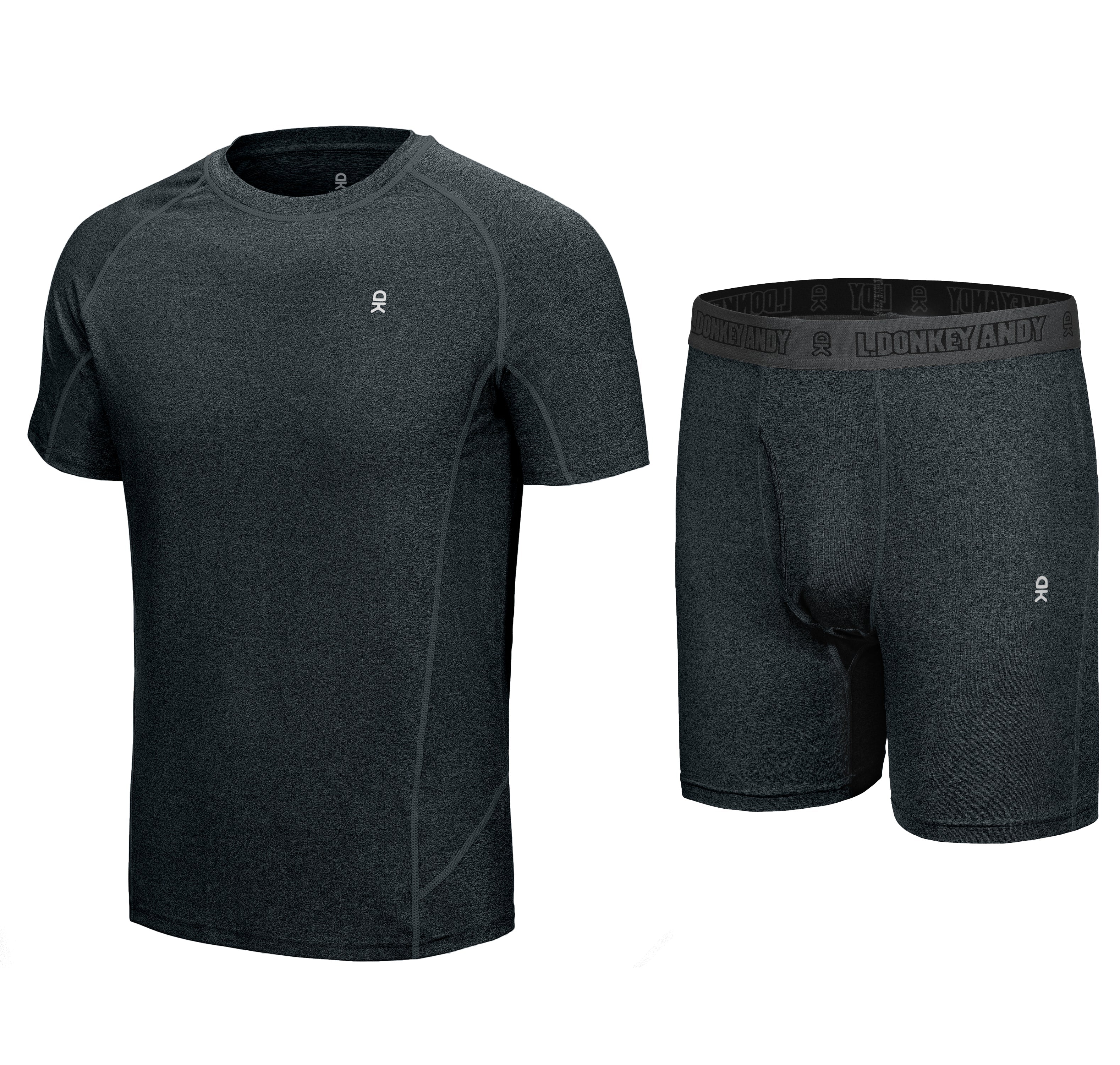 Men's Short Quick Dry Base Layer Underwear Set – Little Donkey Andy