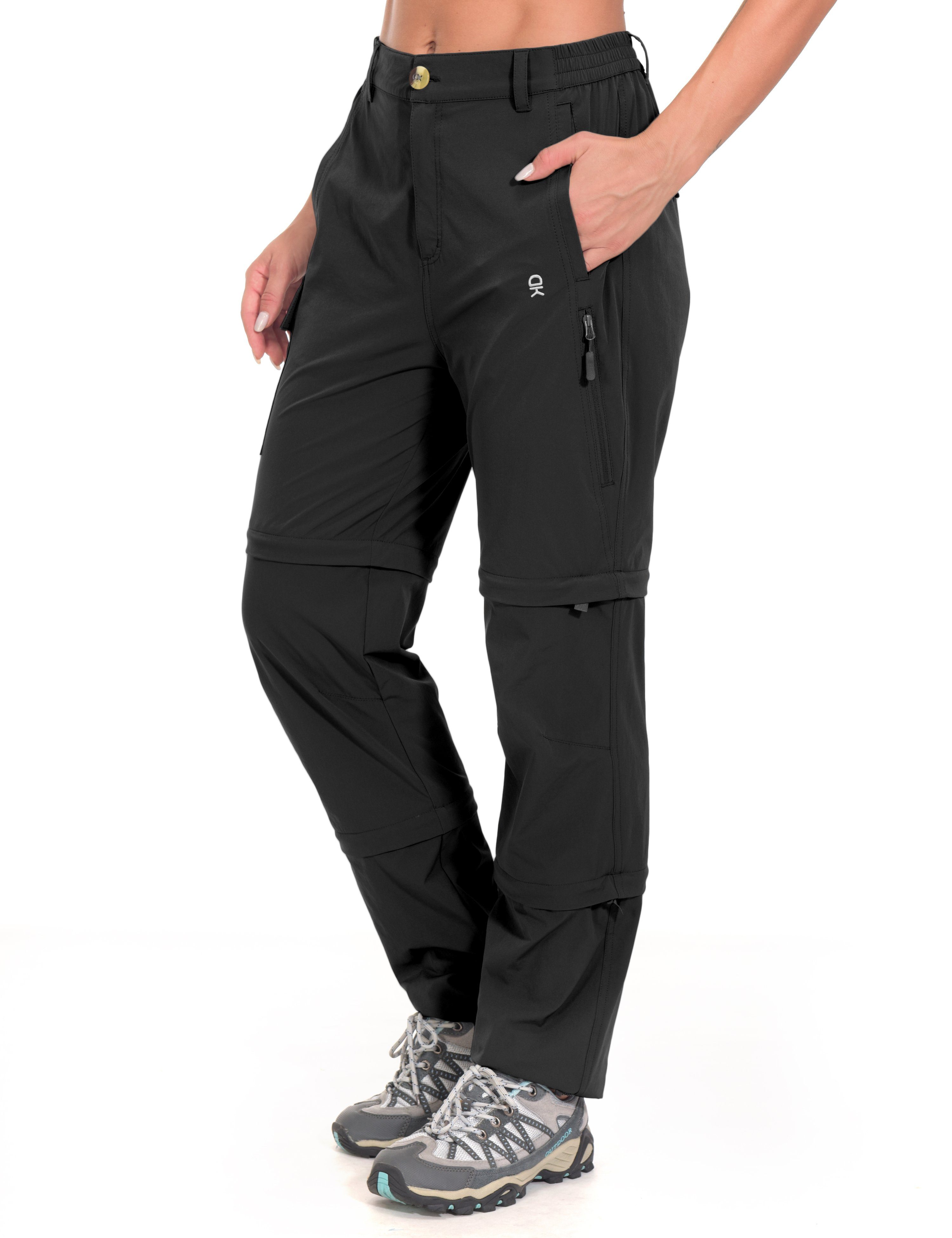 Women's Stretch Convertible Zip-Off Quick-Dry Hiking Pants 