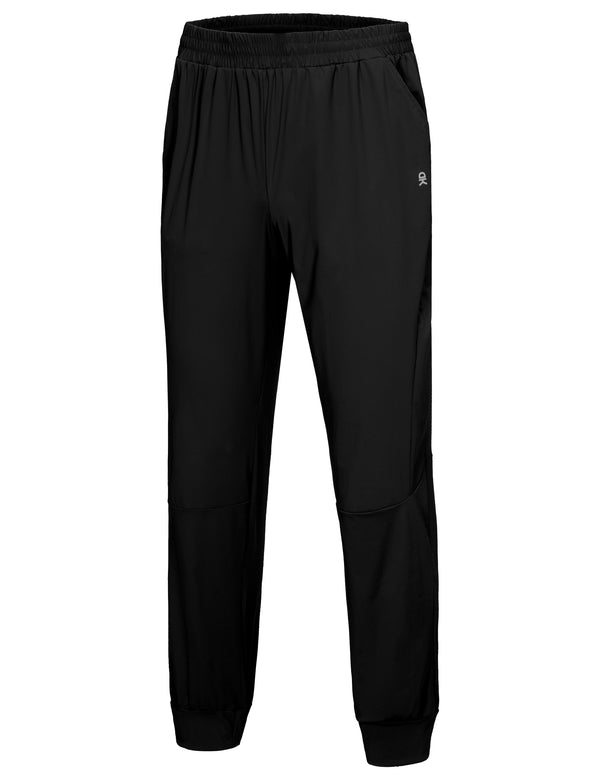 Men's Quick-Drying Running Pants, Stretch Cooling Performance with Pockets MP-US-DK