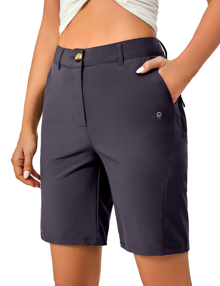 Women's quick-drying, water-repellent, outdoor travel, hiking shorts, MP-US-DK