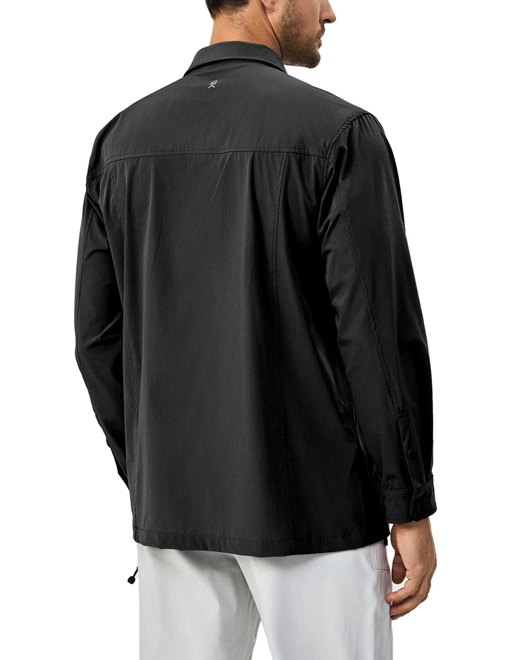 Men's Lightweight Quick Dry UPF50 Long Sleeve Shirts MP-US-DK
