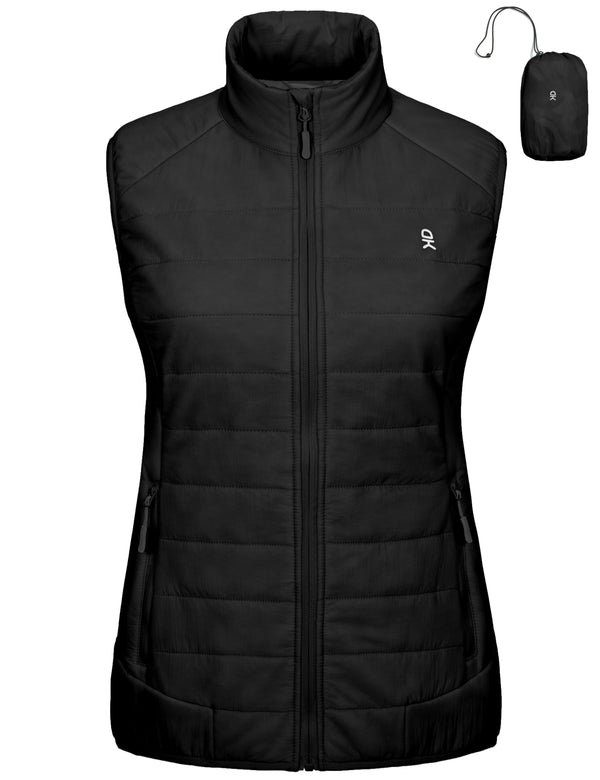 Women¡¯s Lightweight Puffer Vest, for Hiking Ski Walking MP-US-DK