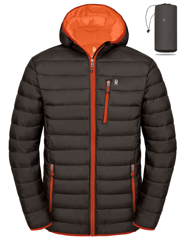 Men's Packable Lightweight Puffer Jacket YZF US-DK