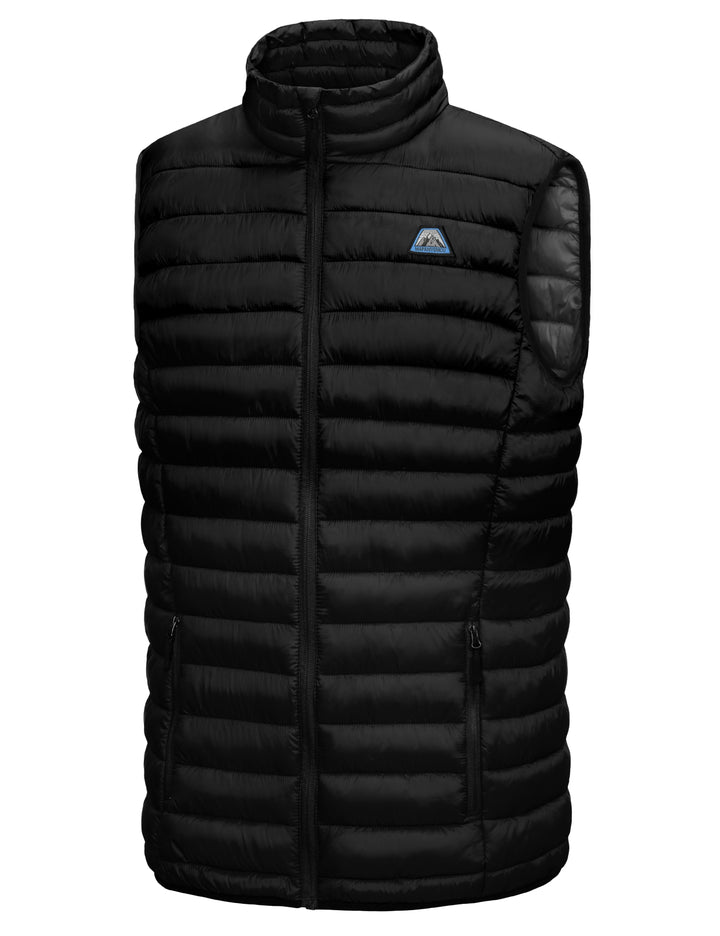 Men's Vest Outdoor Warm Sleeveless Jackets Recycled Insulation MP-US-DK