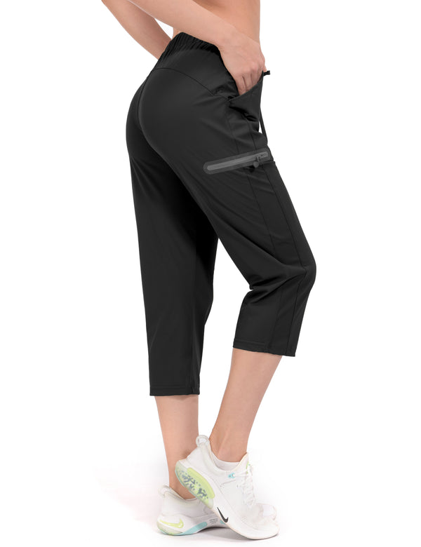 Women's Ultra-Stretch Quick Dry Lightweight Hiking Ankle Pants