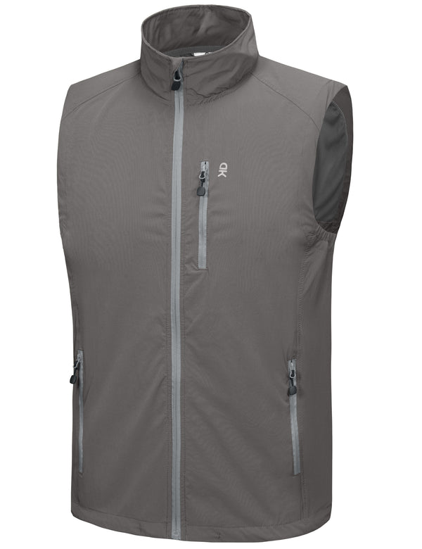 Men's Quick Dry Stretchy Windproof Vest for Cycling MP-US-DK