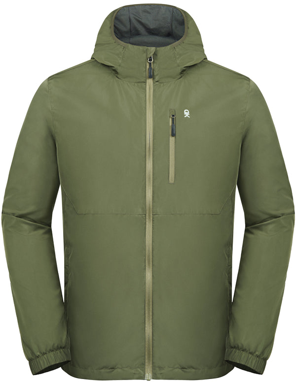 Men???¡§o?¡§¡§s Quick Drying Water Resistant Light Jacket with Full Zip MP-US-DK