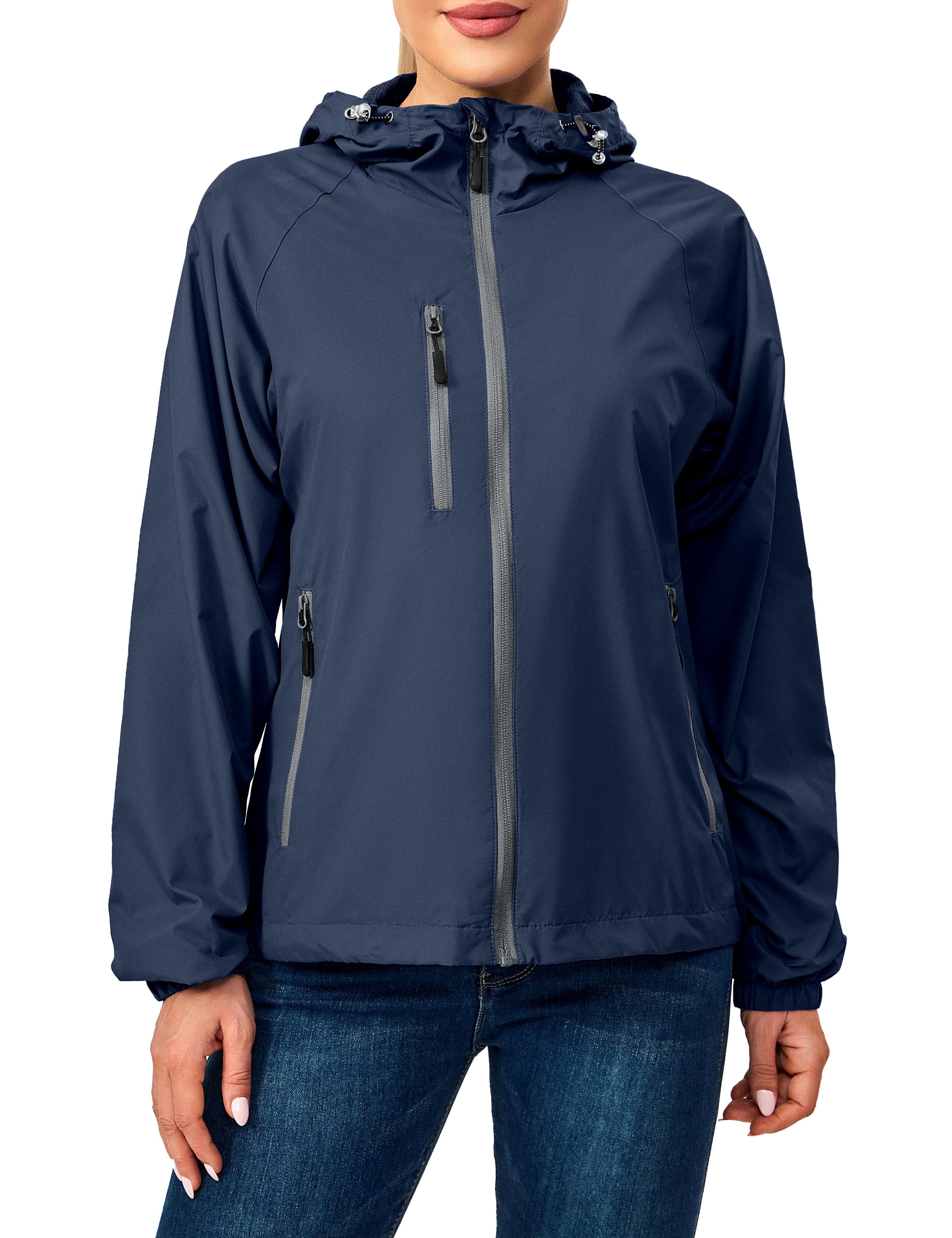 Women's Windbreaker Jacket Breathable Windproof Wind Coat