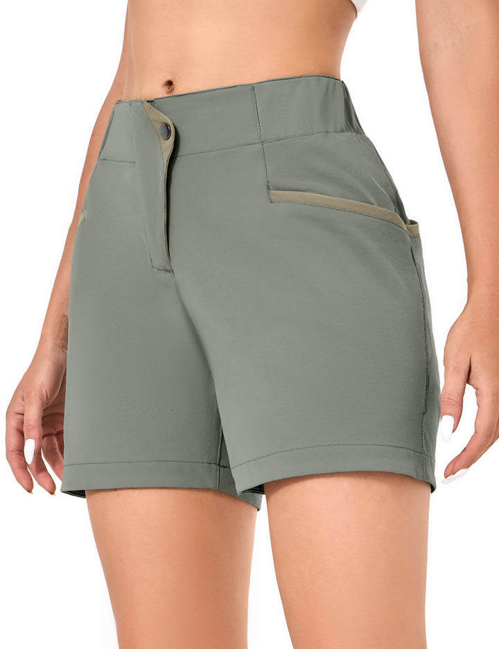 Women Stretch Quick Dry Shorts for Hiking Travel Casual MP US-DK