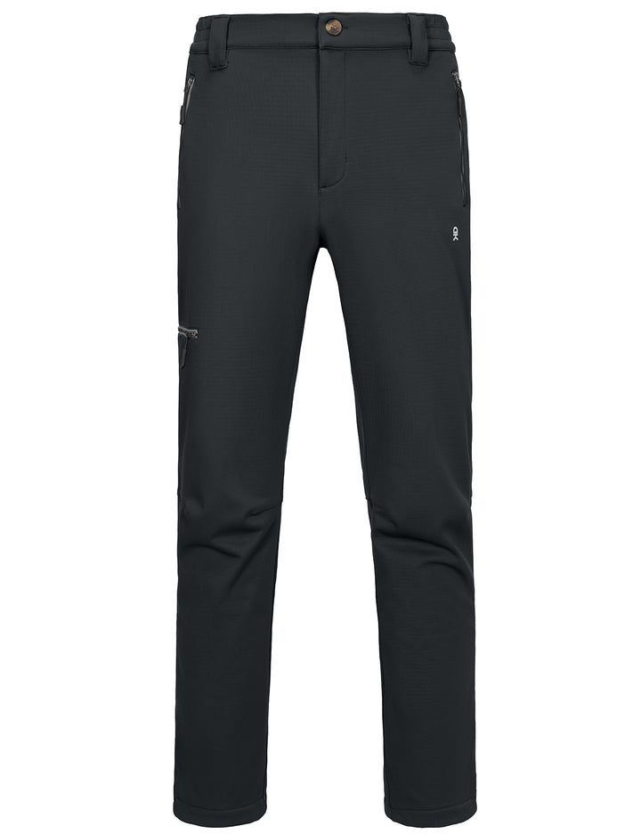 Men¡¯s Grid Pants Winter, Softshell Snow Ski Water Repellent Pants MP-US-DK