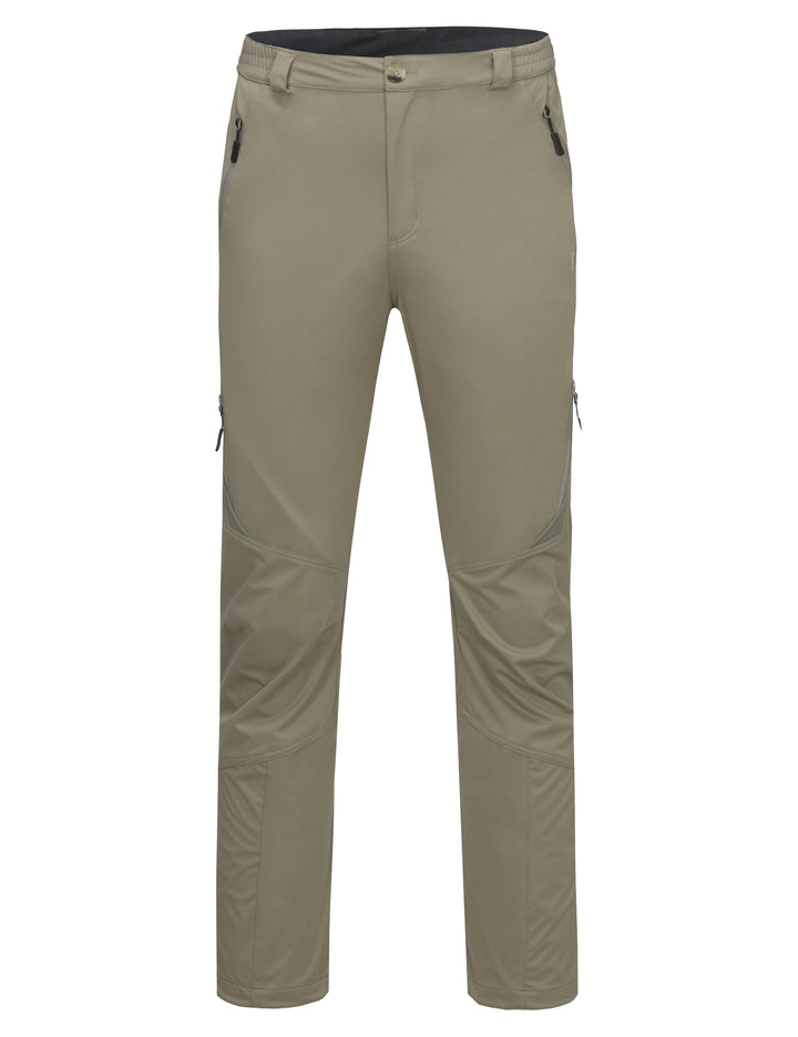 Men's Lightweight Softshell Stretch Hiking Golf Pants Outdoor Athletic YZF US-DK