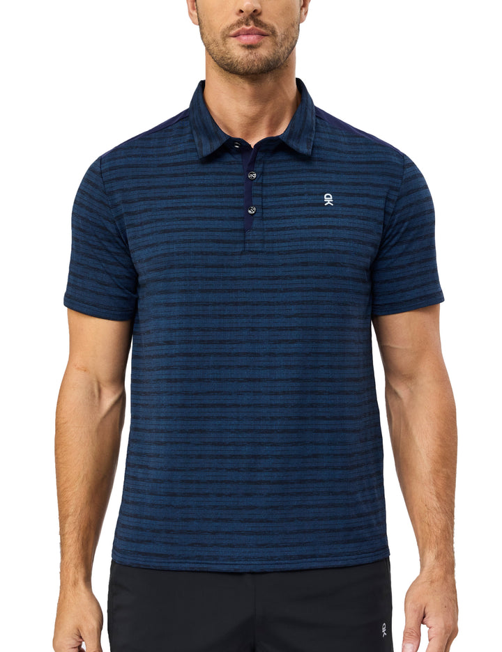 Men's Golf Short Sleeve Polo Shirt with Quick Dry Stretch MP-US-DK