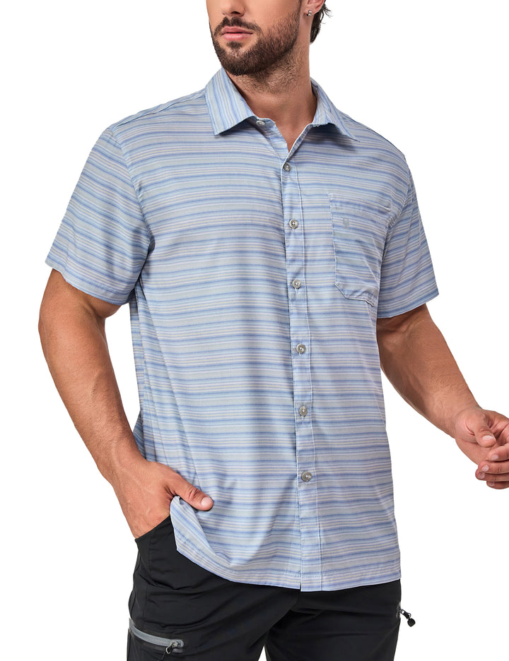 Men's Quick Dry Breathable Shirt for Golf Hiking UPF 50 MP-US-DK