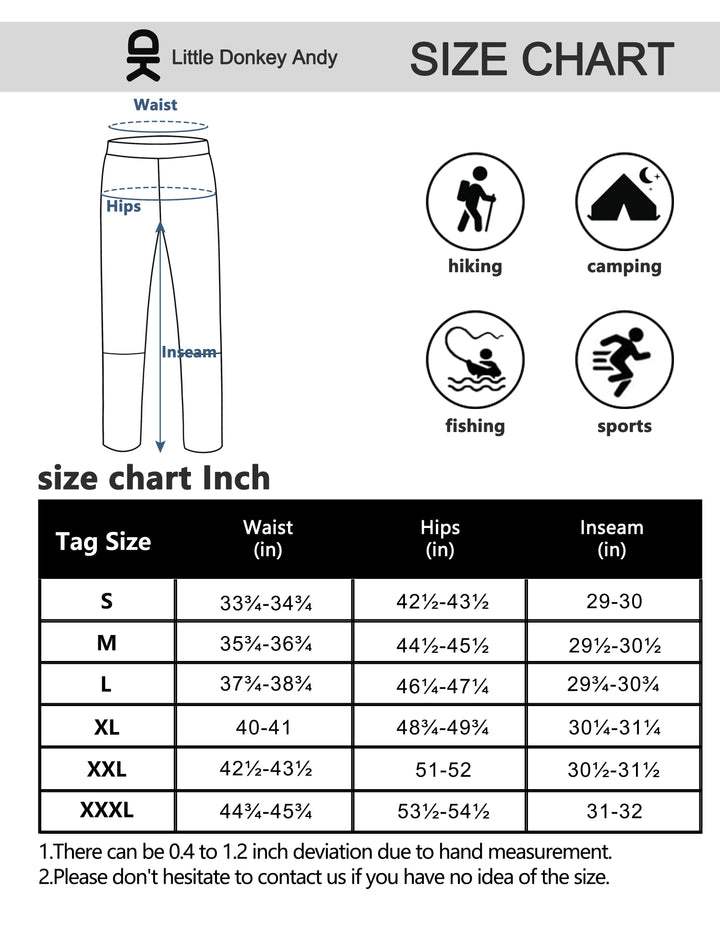 Men's Lightweight Zip-Off Quick Dry Tactical Hiking Pants with Belt MP-US-DK