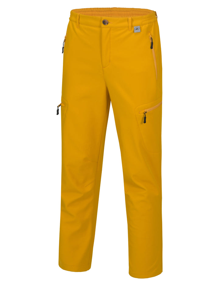 Men's Hiking Snow Pants, Fleece Lined Ski Pants MP-US-DK