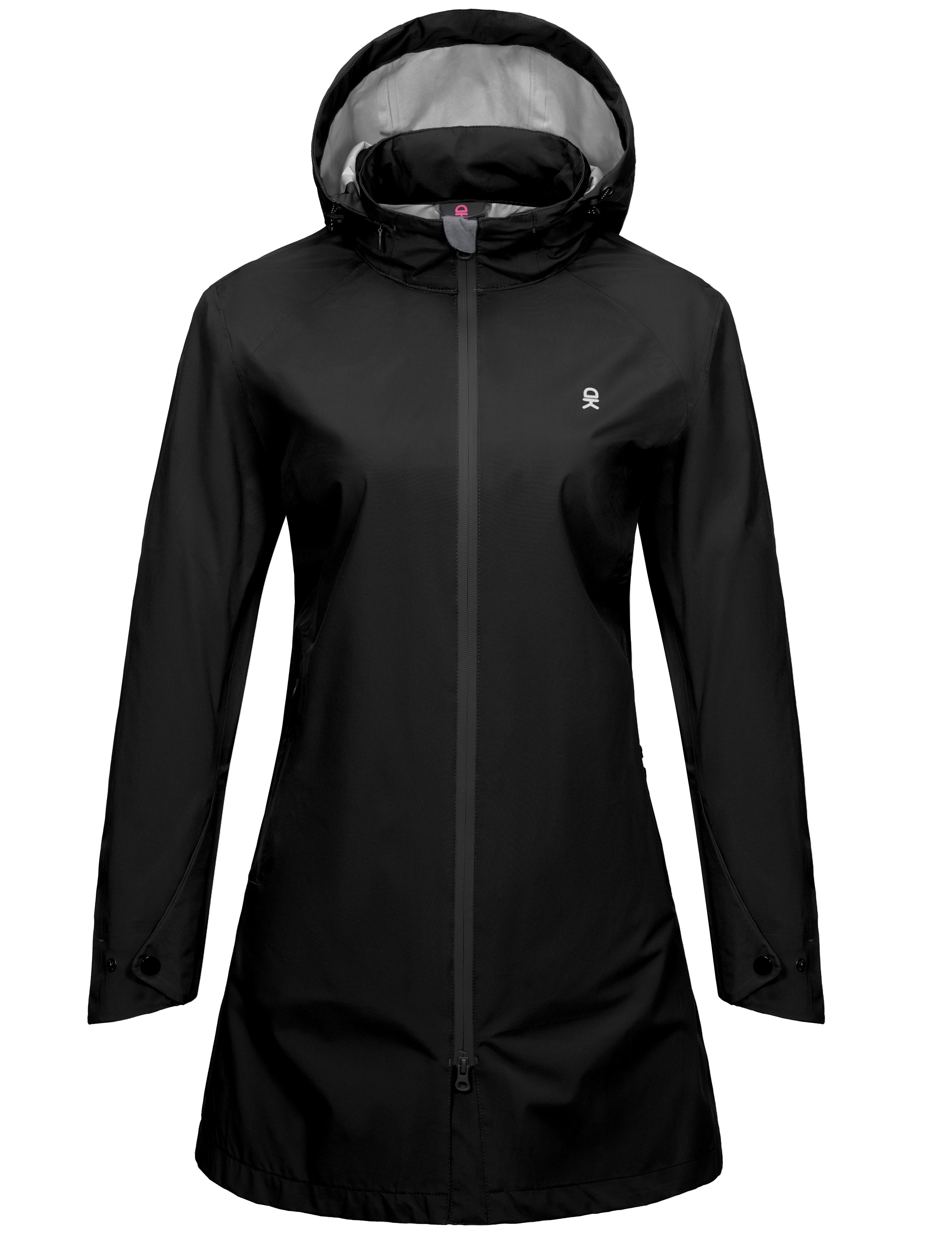 Women's mid 2024 length rain jacket