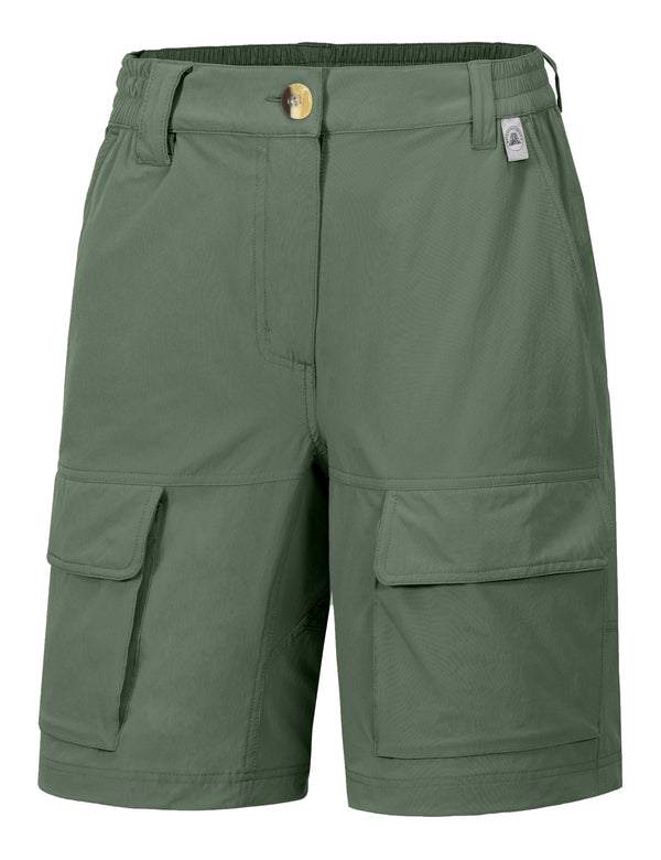 Womens Hiking Shorts, Quick Dry Cargo Shorts Women for Golf Travel MP-US-DK