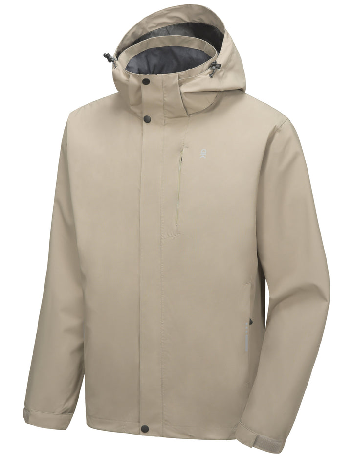 Men's Lightweight Hooded Raincoat Rain Shell for Travel Hiking Golf rain Jacket MP-US-DK