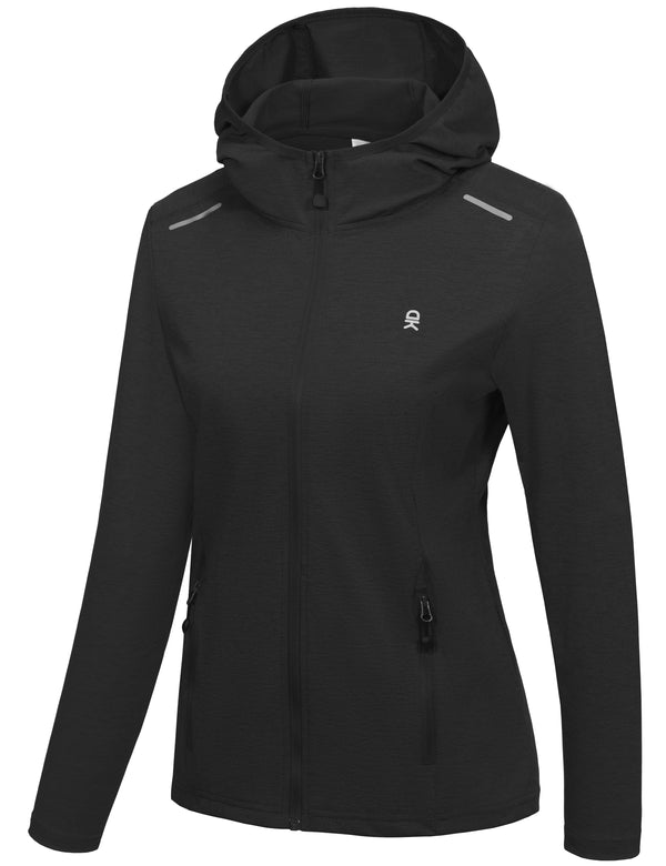 Women's Lightweight Running Hoodie Athletic Jacket MP-US-DK