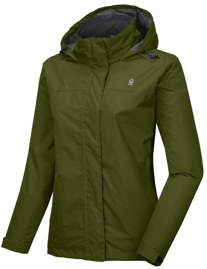 Women's Waterproof Lightweight Outdoor Rain Jacket โ Little Donkey