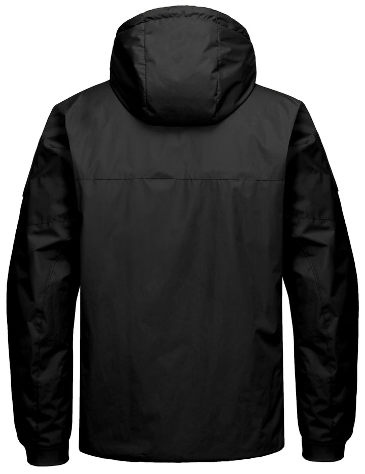 Men's Hooded Winter Lightweight Jacket Waterproof Warm Quilted Jacket MP-US-DK