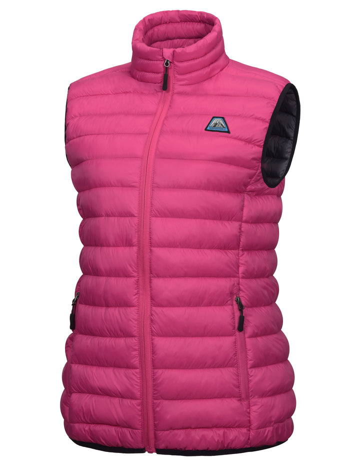 Women's Winter Vest Packable Sleeveless Jackets Recycled Insulation MP-US-DK