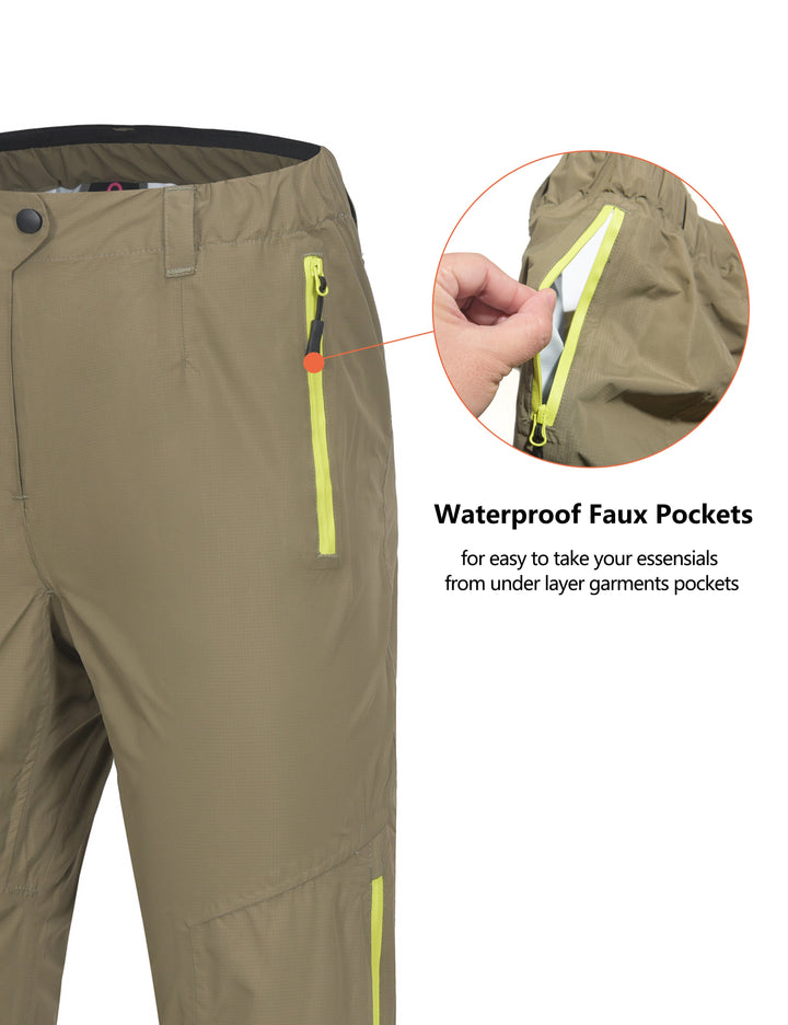 Women's Waterproof Lightweight Rain Fishing Pants MP US-DK