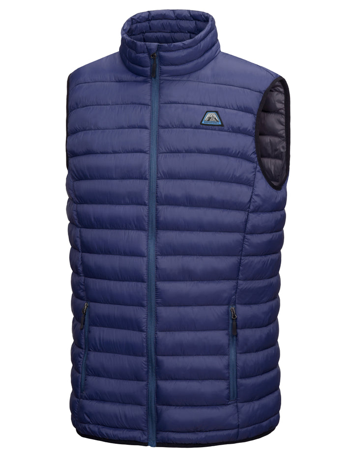 Men's Vest Outdoor Warm Sleeveless Jackets Recycled Insulation MP-US-DK