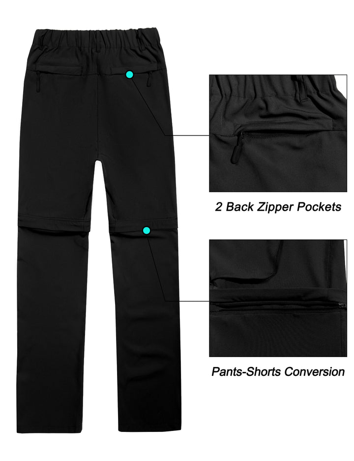 Womens Convertible Zip Off Quick Dry Pants for Travel, Outdoor MP-US-DK