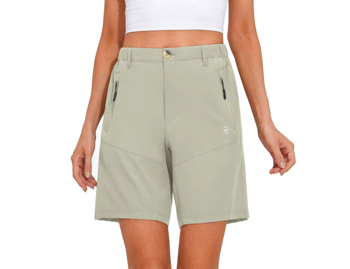 Women's Stretch Quick Dry UPF 50+ Shorts for Hiking, Camping, Travel YZF US-DK