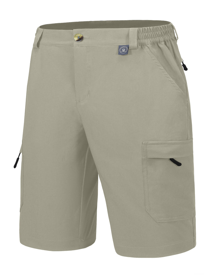 Men's 10 Inch UPF 50 Stretch Cargo Shorts YZF US-DK