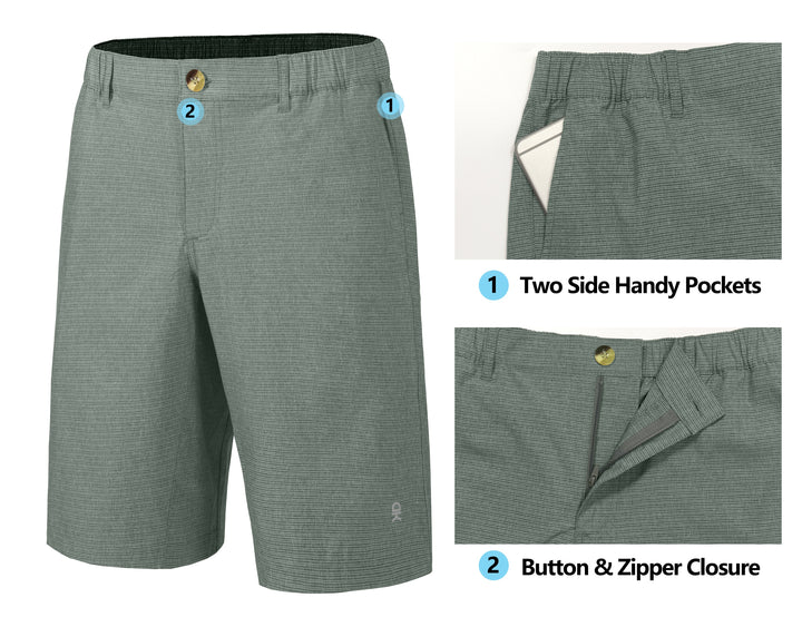 Men's 12 Inch Inseam Bermuda Golf Shorts – Little Donkey Andy Men's 12 Inch Inseam Bermuda Golf Shorts – Little Donkey Andy