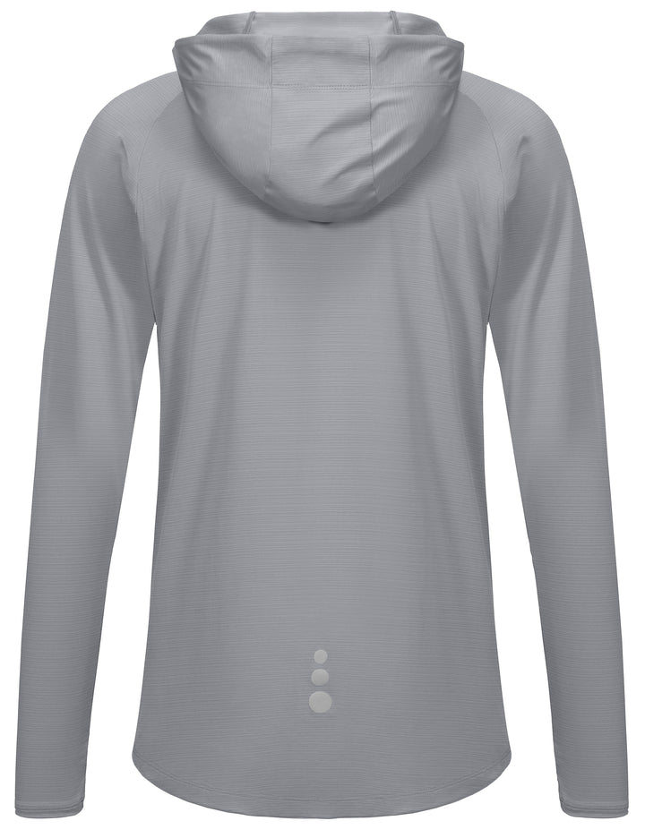 Men's 1/4 Zip UPF 50+ Breathable Hooded Shirt YZF US-DK