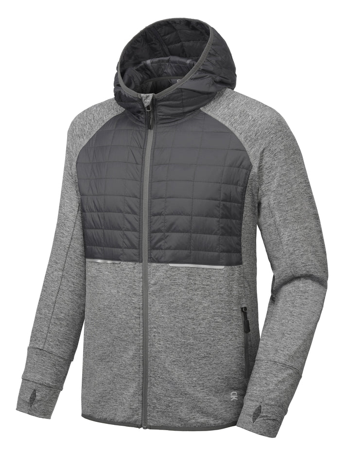 Men's Insulated Running Thermal Hybrid Jacket YZF US-DK