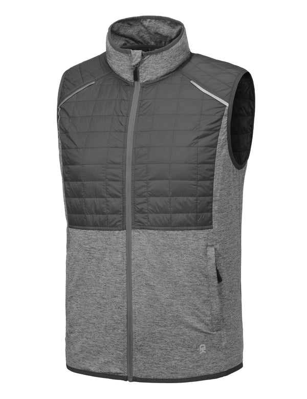 Men's Lightweight reflective stripes Warm Vest YZF US-DK