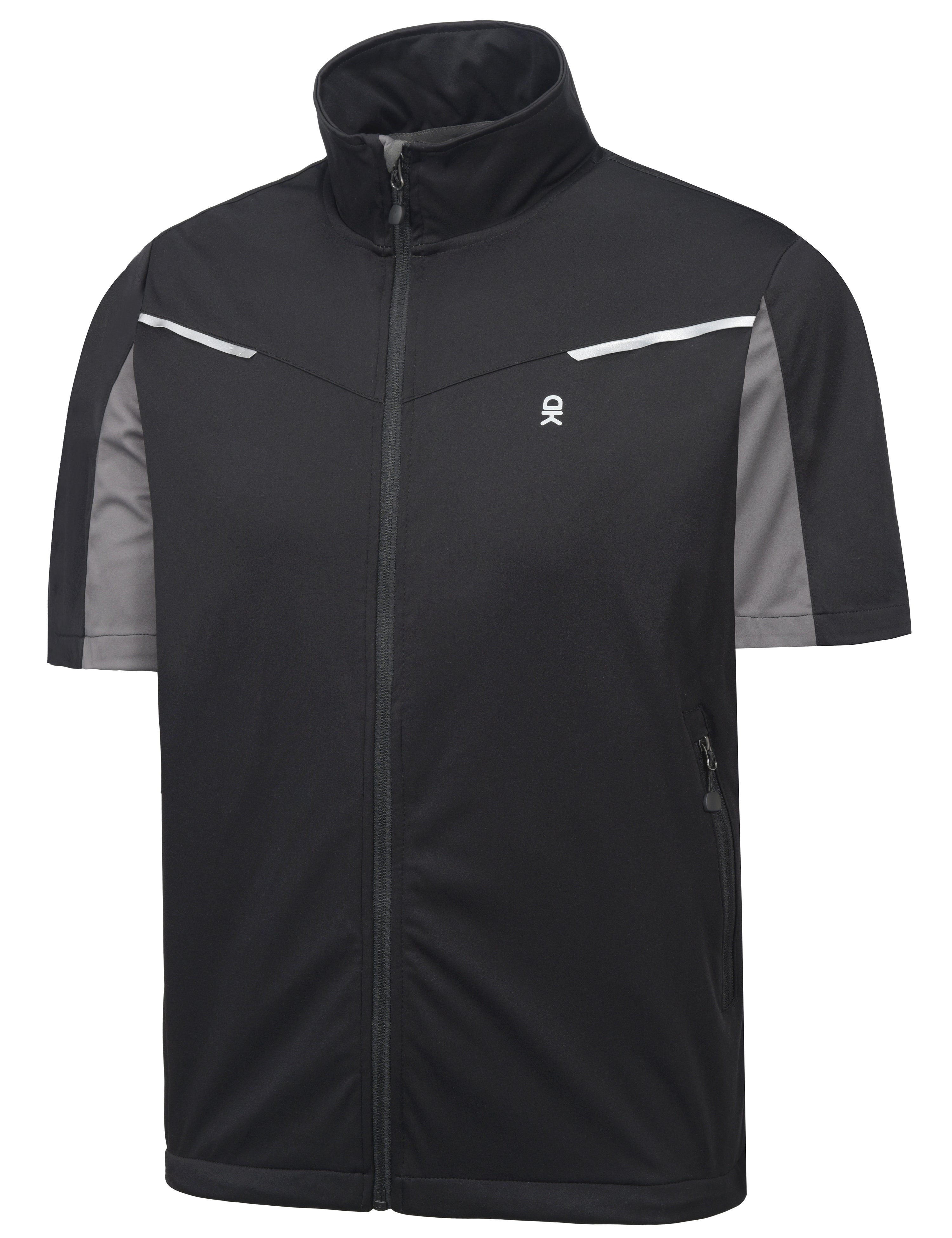 Men's Lightweight Short Sleeve Running Softshell Shirt Jacket – Little ...