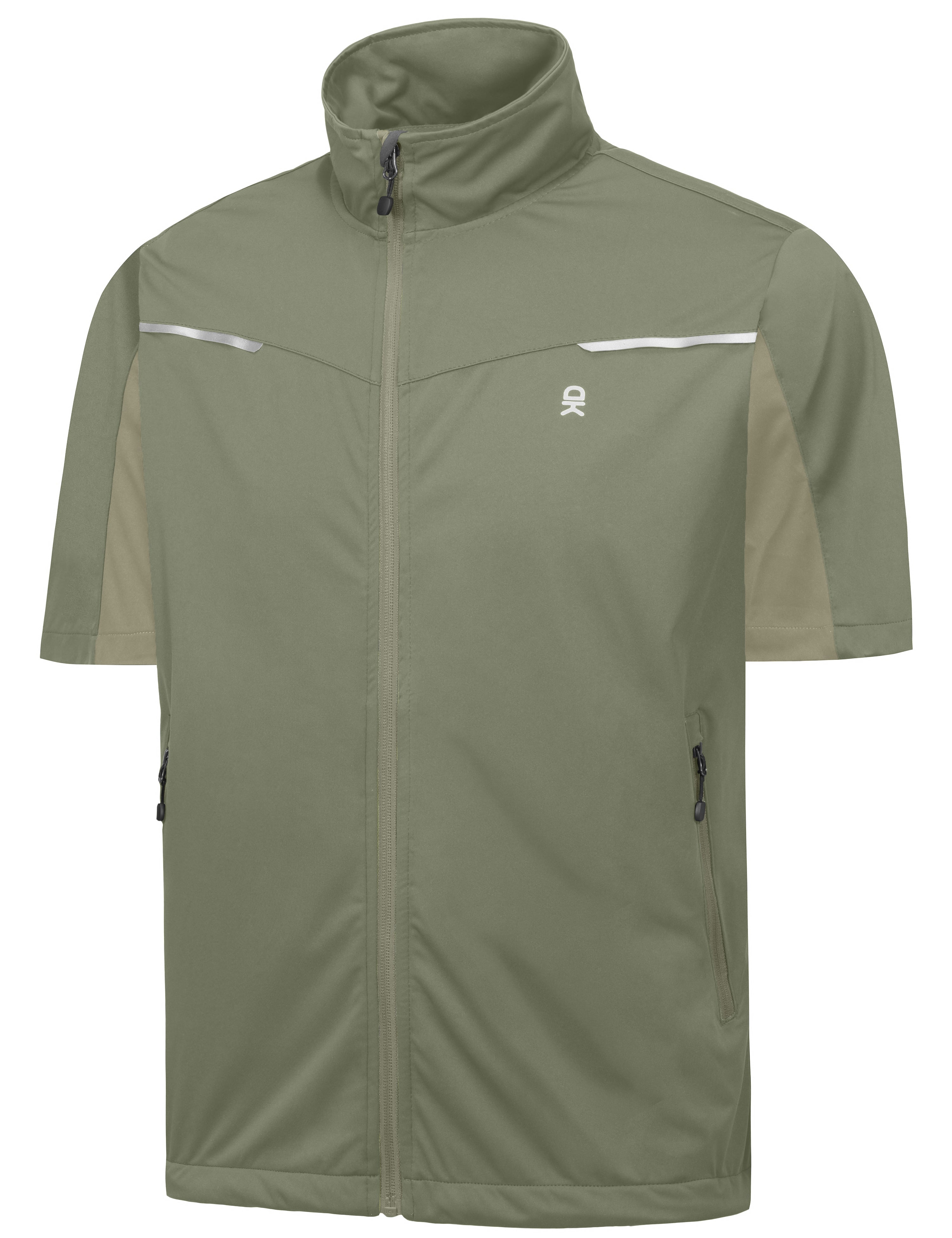 Short sleeve hot sale running jacket