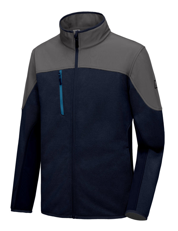 Men's Polar Fleece Lined Full Zip Thermal Softshell Jacket MP US-MP