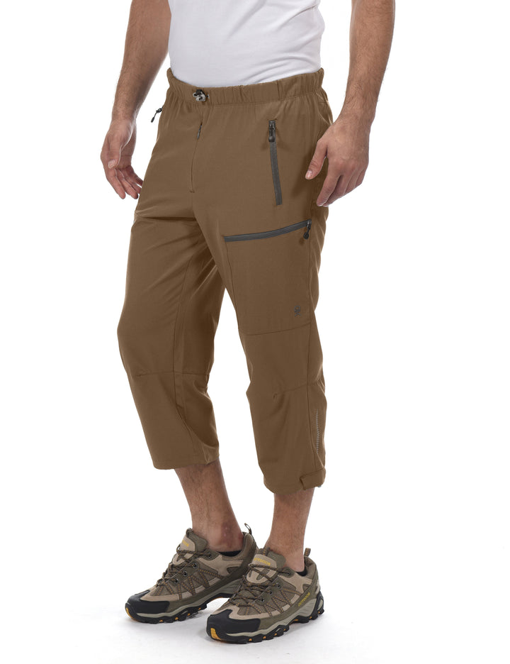 Men’s Quick Dry 3/4 Capri Lightweight Hiking Pants – Little Donkey