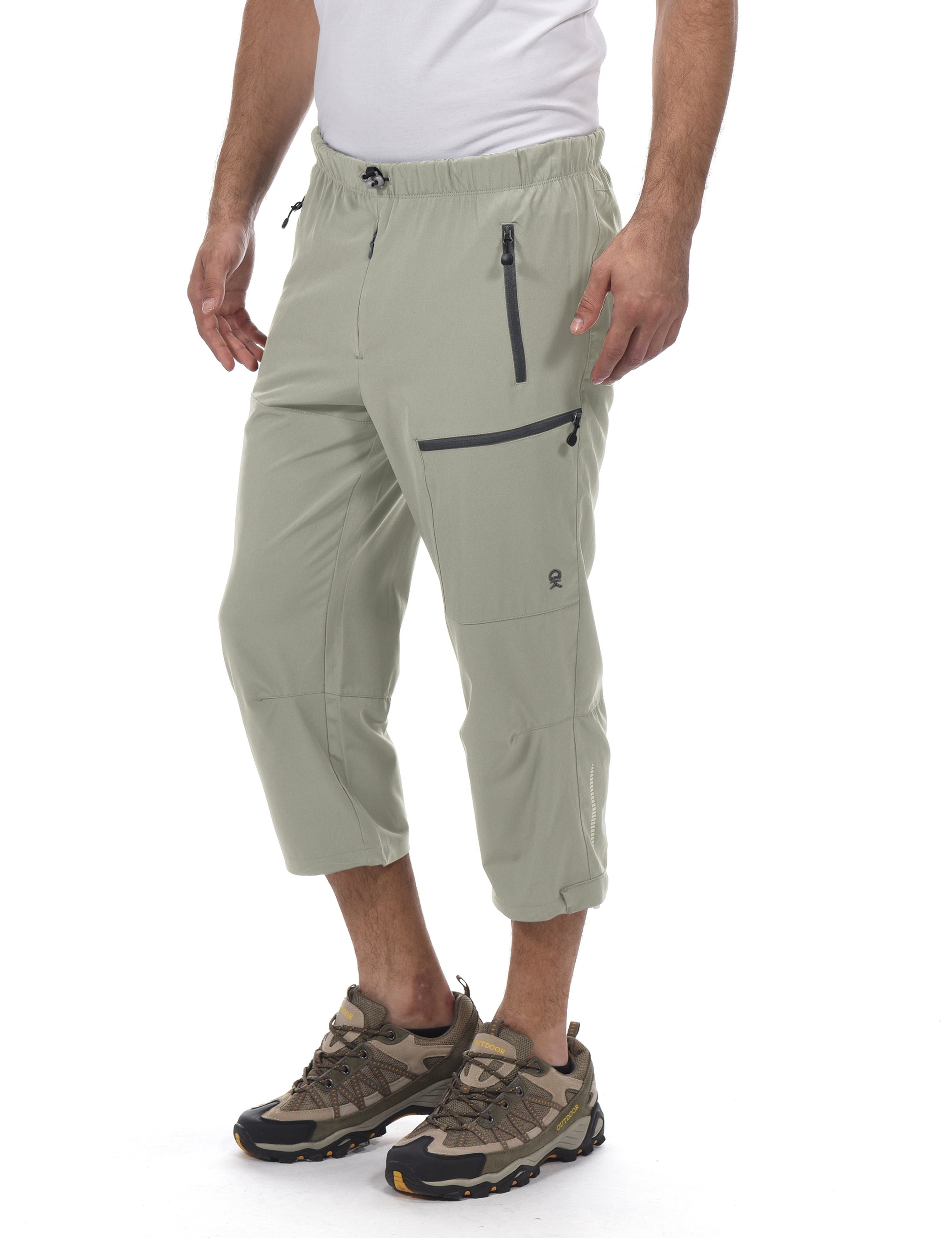 Frontwalk Mens Military Cargo Shorts 3/4 Loose Fit Below Knee Capri Pants -  Walmart.com