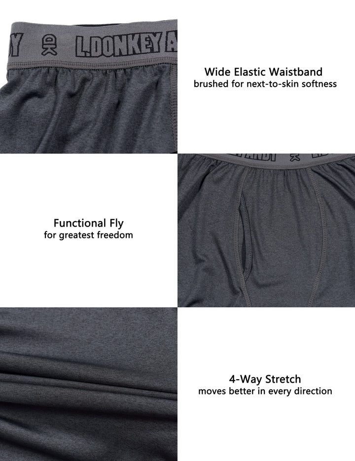 Men's Short Quick Dry Base Layer Underwear Set YZF US-DK-CS