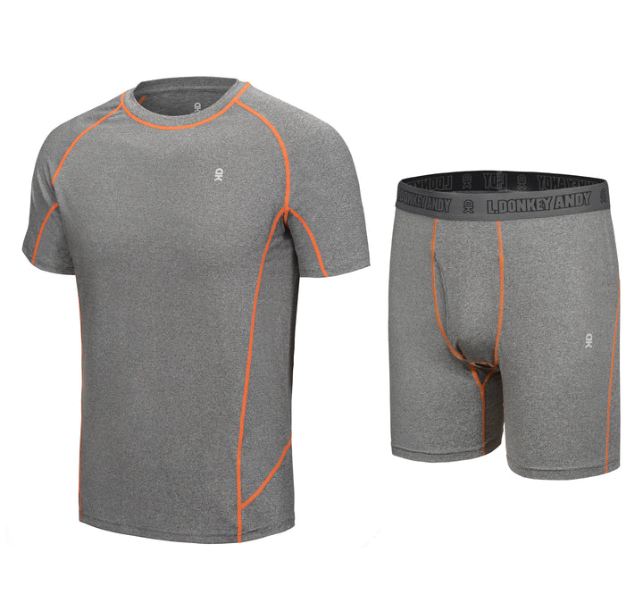 Men's Short Quick Dry Base Layer Underwear Set YZF US-DK-CS