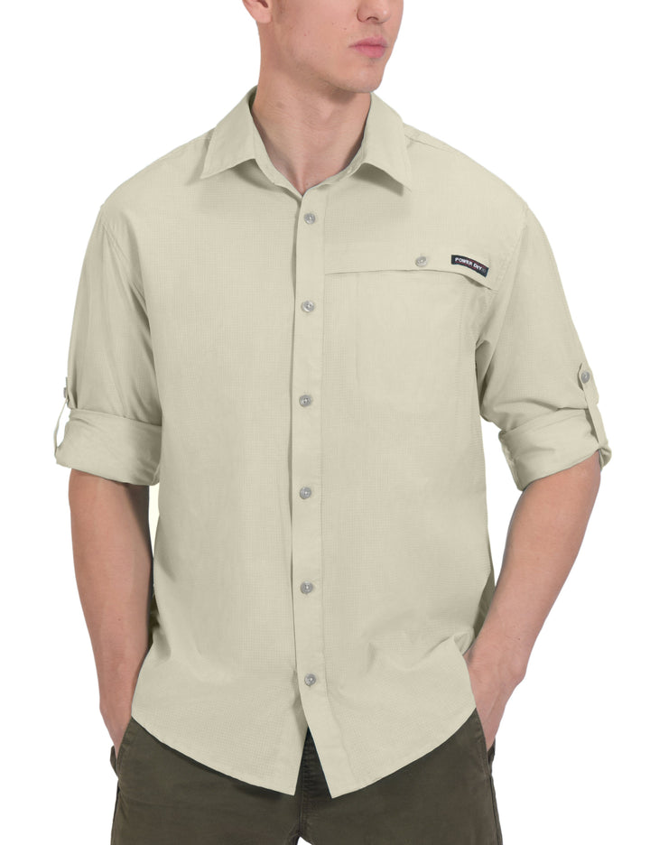 Men's UPF 50+ UV Protection Air-Holes Tech Shirt YZF US-DK