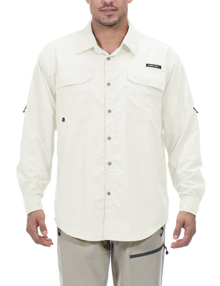 Men's UPF 50+ UV Protection Mosiquito Repellent  Fishing Shirt YZF US-DK