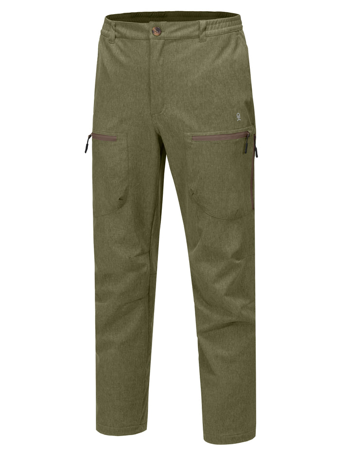 Men's Winter Fleece Lined Snow Ski Softshell Pants – Little Donkey