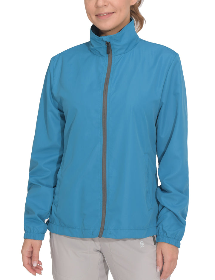 Women's Breathable UPF50+ Golf Jacket with Hood YZF US-DK