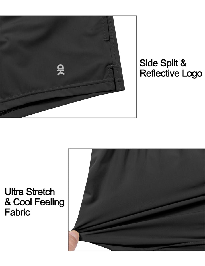 Women's 3 Inches Ultra Stretch Quick Dry 2 in 1 Running Shorts YZF US-DK