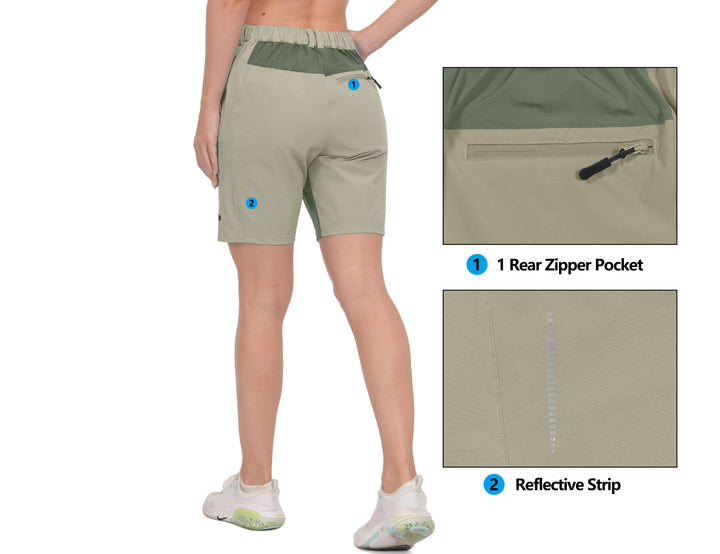 Women's 7 Inch Stretch Quick Dry Hiking Shorts MP US-MP-CS