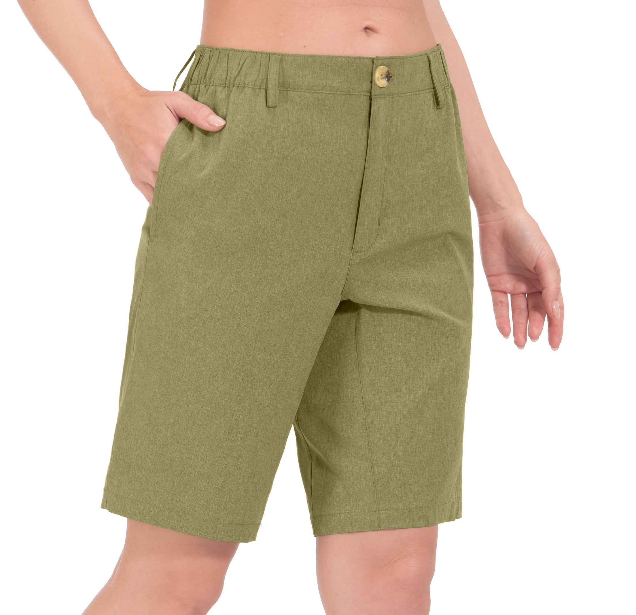 Women's Bermuda Quick Dry Golf Shorts YZF US-DK